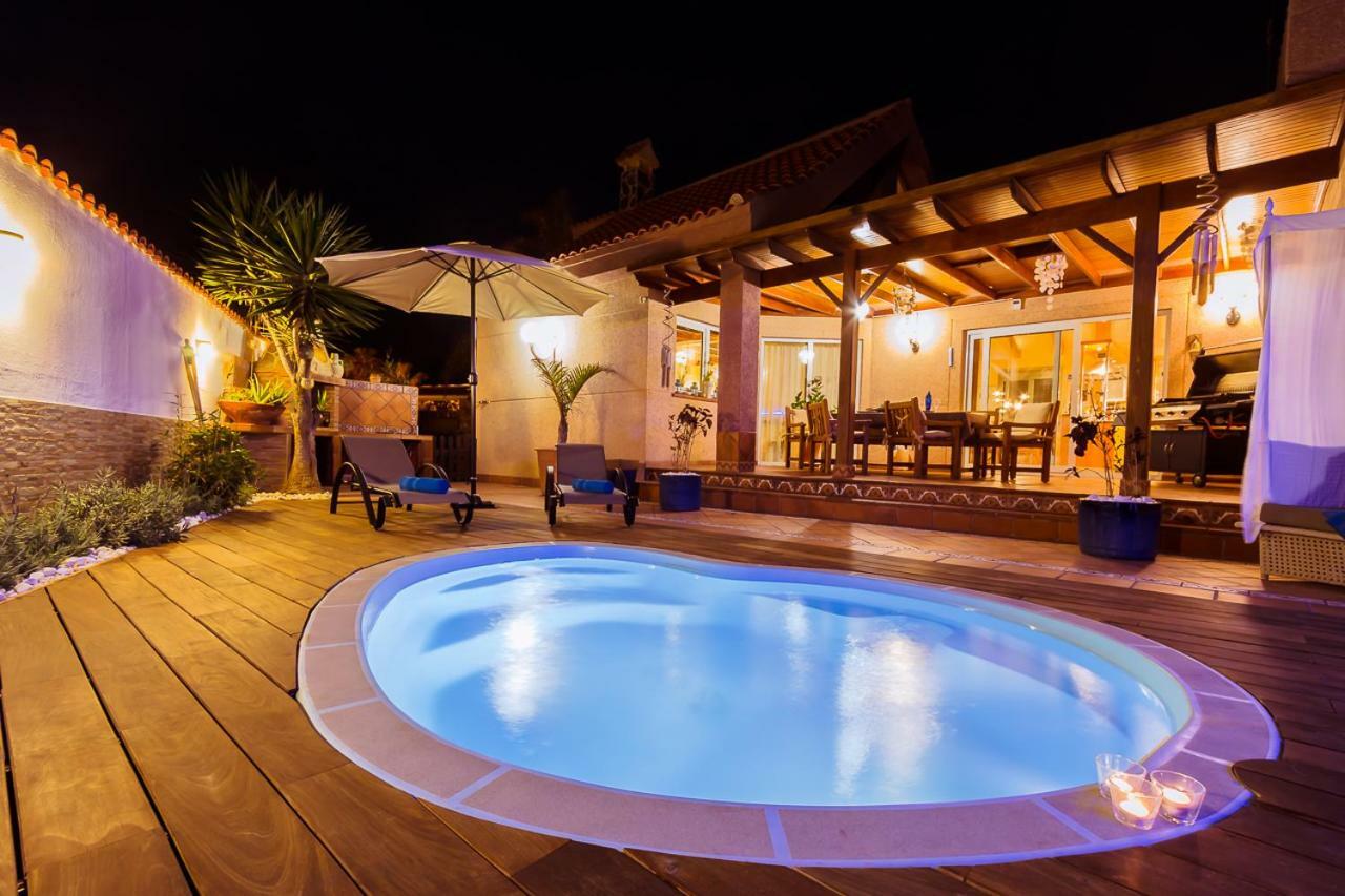 Villa Hibiscus Centrum Corralejo Beach Private Pool Family Exterior photo